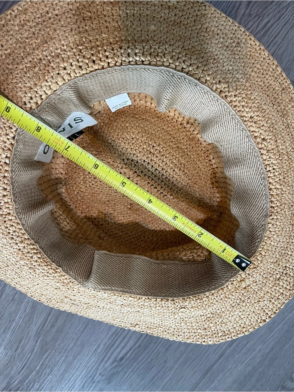 Orvis Natural Straw Sun Hat large/ XL